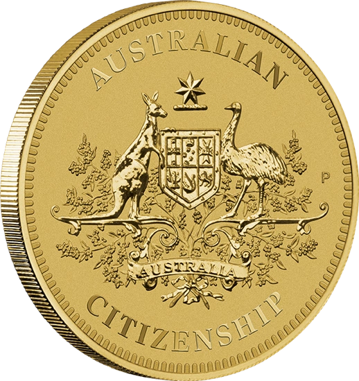 Australijskie Obywatelstwo 13,5 grama Brązu Aluminiowego 2021