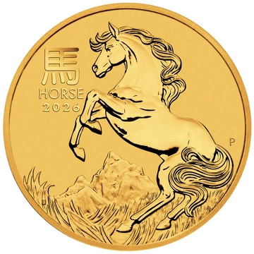 Perth Mint: Lunar III - Rok Konia 1/20 uncji Złota 2026