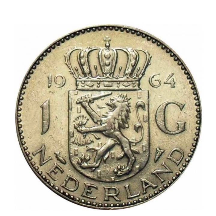 Holandia: 1 Gulden Srebrna Moneta Różne Roczniki