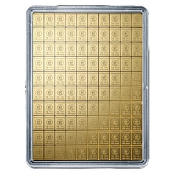 Sztabka Heimerle Meule 100 x 1 gram Złota CombiBar LBMA GD Refiner