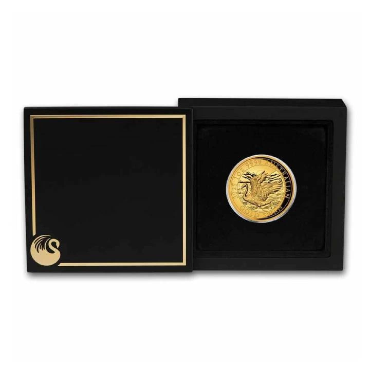 Łabędź 1 uncja Złota 2025 Proof High Relief