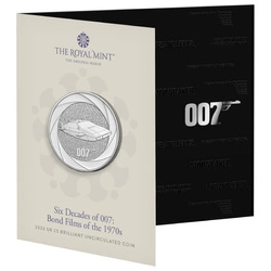Bond Films of the 70s £5 Miedzionikiel 2023