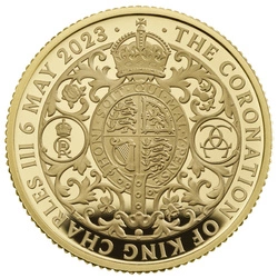 The Coronation of His Majesty King Charles III 1/4 uncji Złota 2023 Proof
