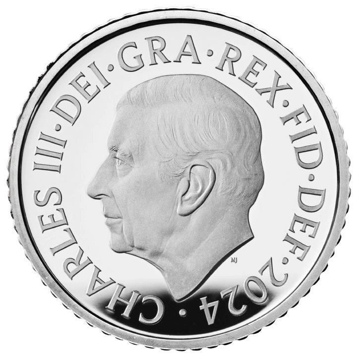 Zestaw 13 srebrnych monet Wielka Brytania 2024 Proof