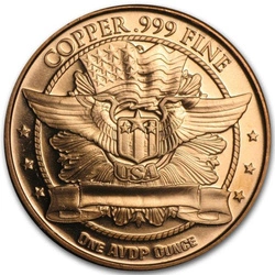 Barber Half Dollar 1 uncja Miedzi