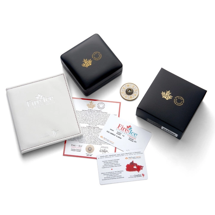 Canada: Sparkle of the Heart $20 pozłacany Srebro 2023 Proof