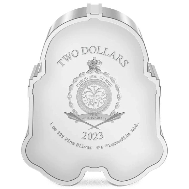 Niue: Star Wars Clone Wars 20th Anniversary - 212th Attack Battalion kolorowany 1 uncja Srebra 2023 Proof