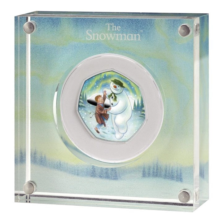 The Snowman kolorowany Srebro 2023 Proof
