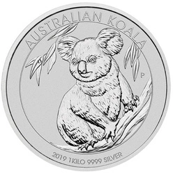 Koala 1000 gramów Srebra 2019