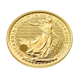 Britannia 1/4 uncji Złota 2021