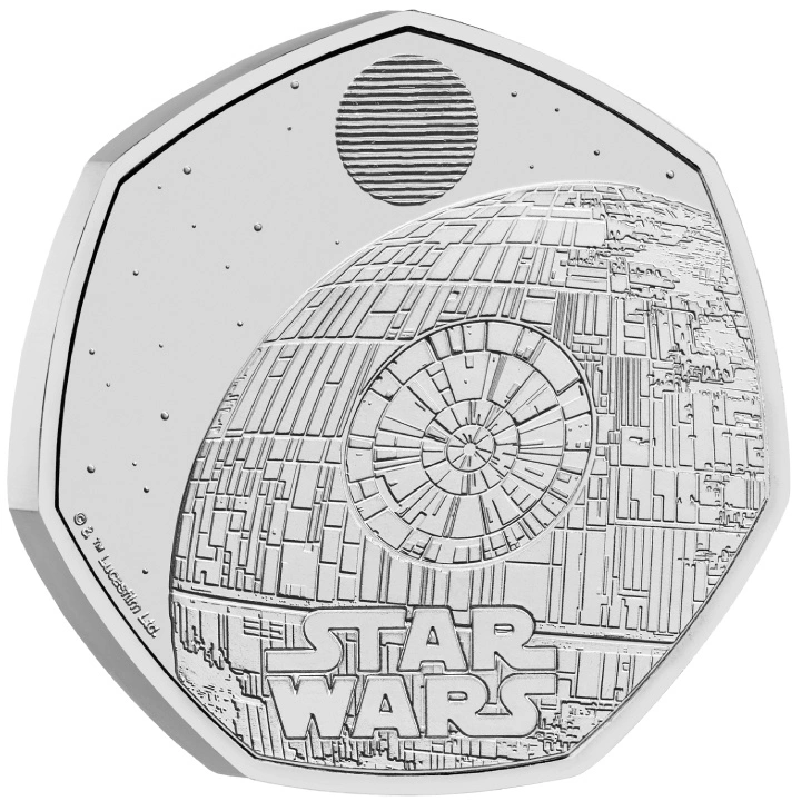 Star Wars: Death Star II 50p Miedzionikiel 2024