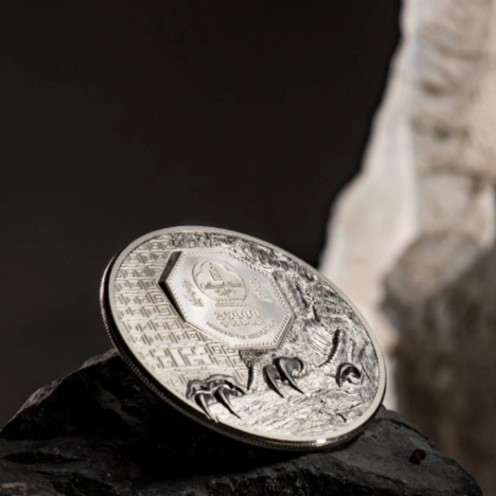 Mongolia: Mongolian Falcon 1 uncja Platyny 2023 Proof Ultra High Relief