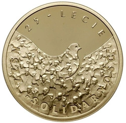 25-lecie NSZZ "Solidarność" 200 zł 2005  Proof