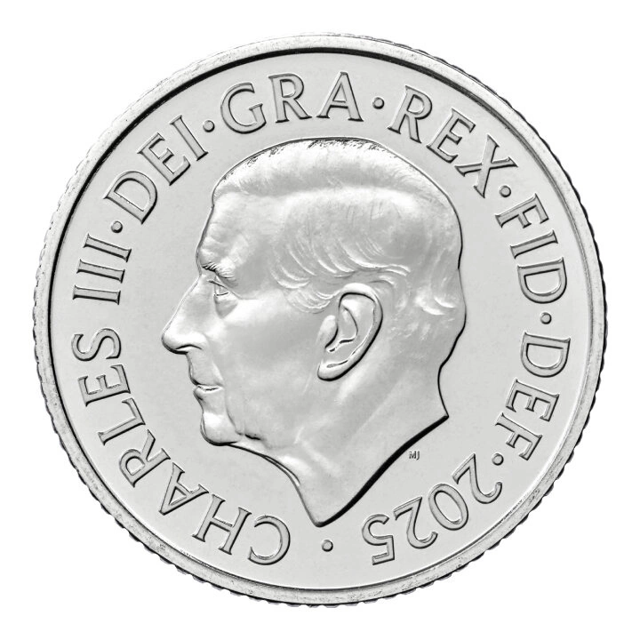 Zestaw 8 monet Miedzionikiel Wielka Brytania Definitive 2025