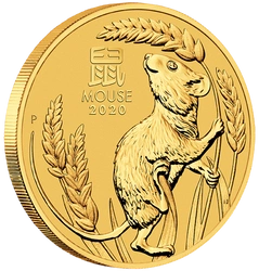 Lunar III: Rok Myszy 1/2 uncji Złota 2020