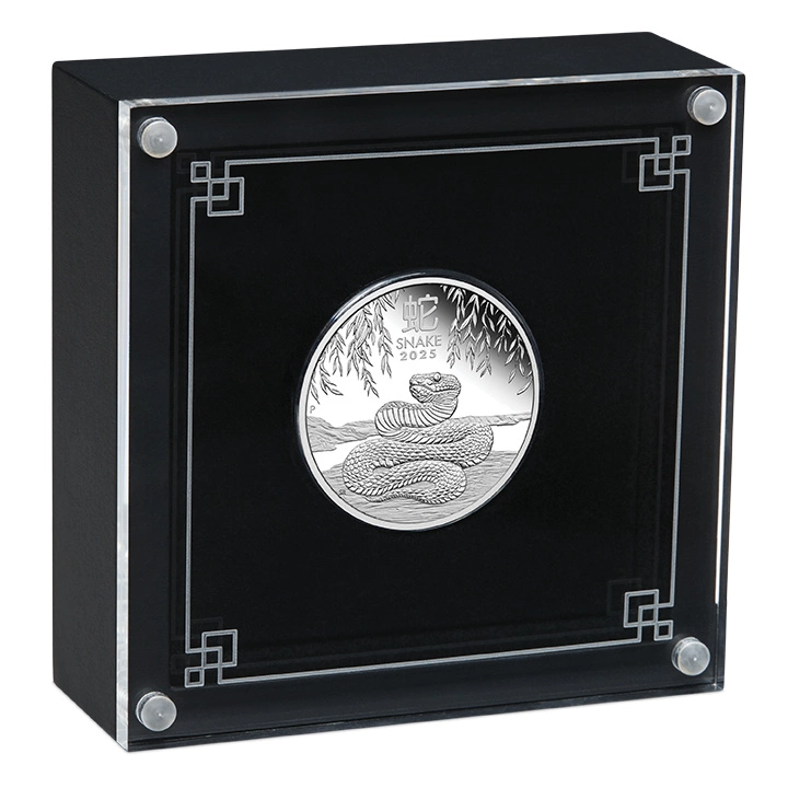 Perth Mint: Lunar III - Rok Węża 1/2 uncji Srebra 2025 Proof
