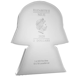 Niue: Star Wars - Darth Vader Chibi Coin kolorowany 1 uncja Srebra 2020 Proof