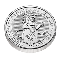 Bestie Królowej: Biały Lew Mortimerów 2 uncje Srebra 2020