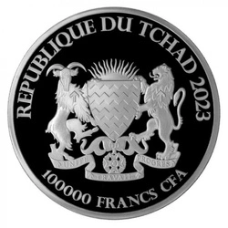 Czad: Bull & Bear 1000 g Srebra 2023