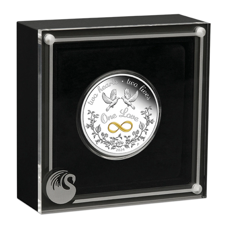 One Love kolorowany 1 uncja Srebra 2024 Proof