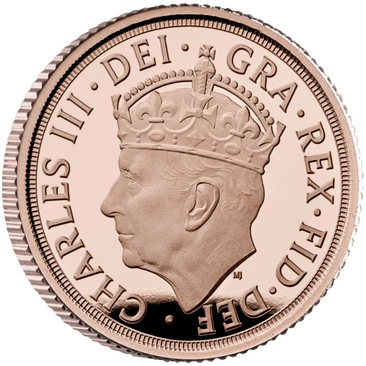 Wielka Brytania: The Coronation of His Majesty King Charles Sovereign Zestaw 5 monet 2023 Proof