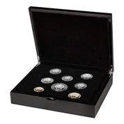Zestaw 8 monet King Charles III Definitives Srebro 2023 Proof