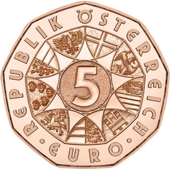 New Year Coin - Lucky Leap 5 Euro Miedź 2024