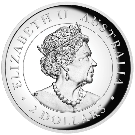 Australijski dziki koń - Brumby 2 uncje Srebra 2021 High Relief Proof