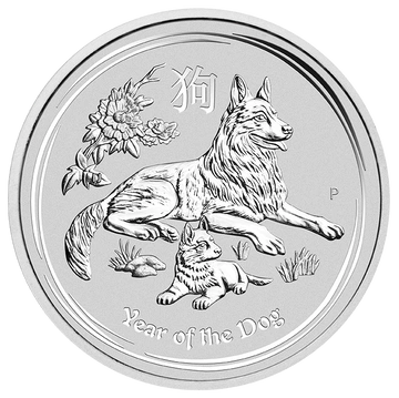 Lunar II: Rok Psa 1 uncja Srebra 2018