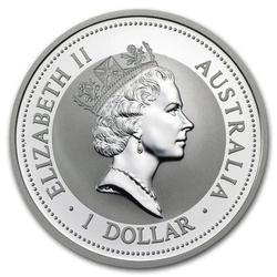 Kookaburra 1 uncja Srebra 1998