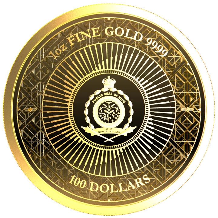 Niue: Chronos 1 uncja Złota 2023 Prooflike