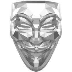 Rebel Mask Stacker 2 uncje Srebra 2022 Light 