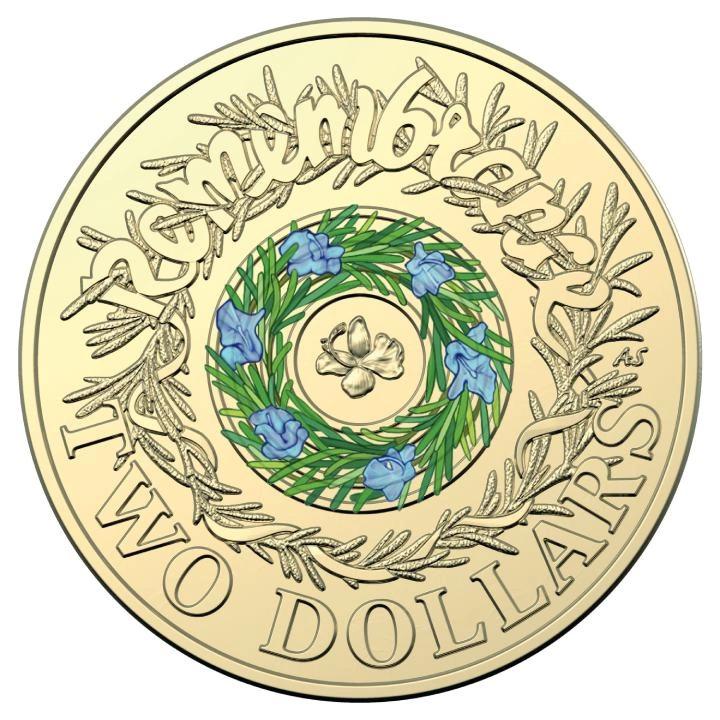 Zestaw 14 monet: 35th Anniversary of the Two Dollar kolorowany Brąz Aluminiowy 2023