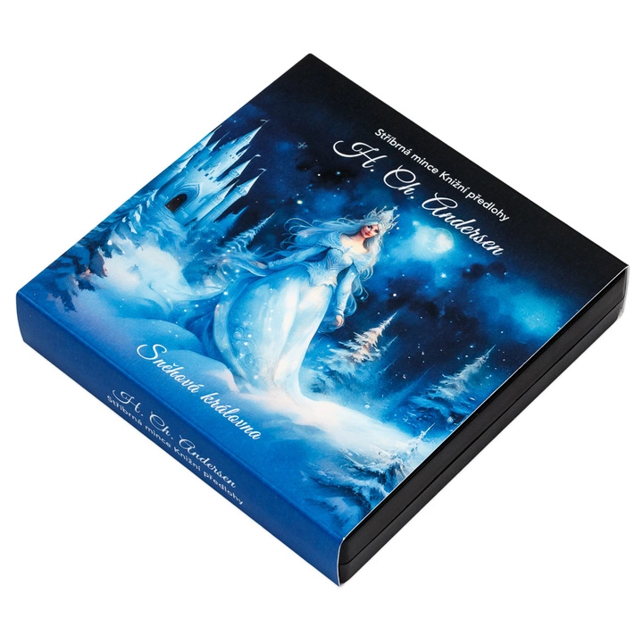 Niue: Book Templates - H. C. Andersen - The Snow Queen kolorowany 29 gramów Srebra 2025 Proof
