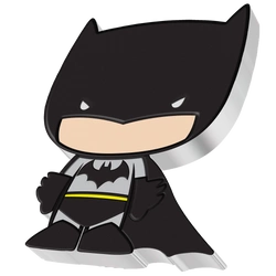 Niue: DC Comics - Batman Chibi Coin kolorowany 1 uncja Srebra 2020 Proof