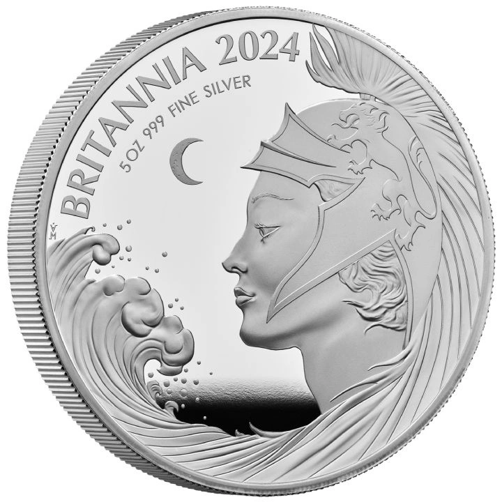 Britannia 5 uncji Srebra 2024 Proof