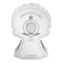 Niue: Star Wars Lando Calrissian Chibi Coin kolorowany 1 uncja Srebra 2023 Proof