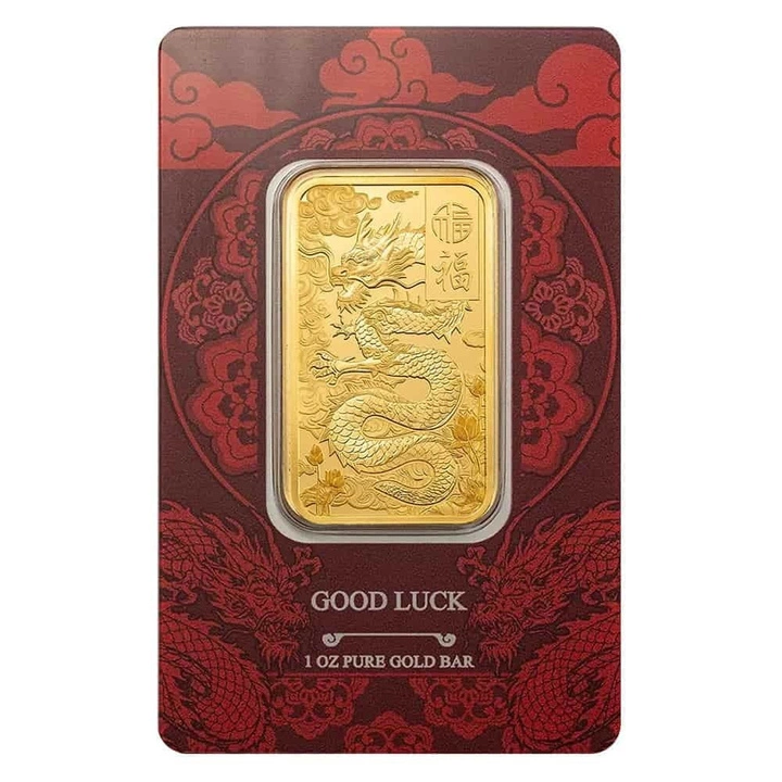 Sztabka Pamp - Dragon 1 uncja Złota