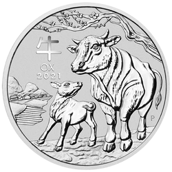 Lunar III: Rok Bawoła 1/2 uncji Srebra 2021