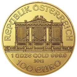 Wiedeński Filharmonik 1 uncja Złota 2012