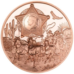 Cook Islands: Legends - Wild West 50 gramów Miedzi 2024 Prooflike Ultra High Relief