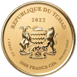 Czad: Scorpion 1 uncja Złota 2022 Proof