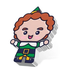 Niue: Buddy the Elf Chibi Coin kolorowany 1 uncja Srebra 2022 Proof