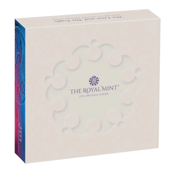 The Lion and The Eagle 1 uncja Srebra 2023 Proof