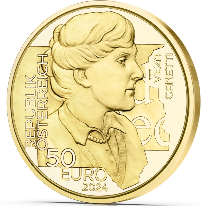 Veza Canett - Writer 1/4 uncji Złota 2024 Proof