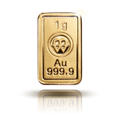 1 gram Sztabka Złota Mennica Polska