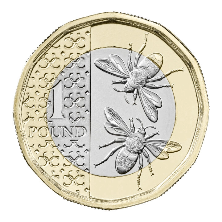 Zestaw 8 monet Miedzionikiel Wielka Brytania Definitive 2025