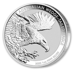 Orzeł Australijski 1 uncja Srebra 2020