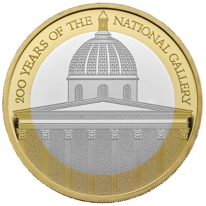 Zestaw 5 srebrnych monet Wielka Brytania 2024 Proof Piedfort Commemorative Coin