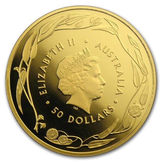 Australijski Kangur 1/2 uncji Złota 2018 Royal Australian Mint